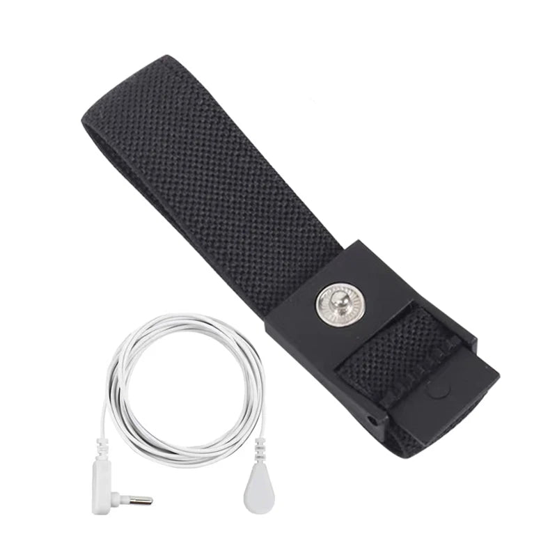 Anti-Static Wrist Strap Grounding Wrist Adjustable Bracelet Stimulation Physiotherapy Device for Computer Electronics Repair