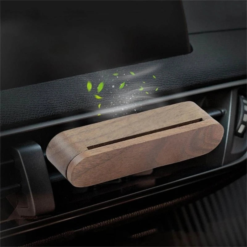 Wood  Car Air Freshener Vent Clips Long Lasting Essential Oil Diffuser Upgrades for A Luxurious Driving Experience D7YA