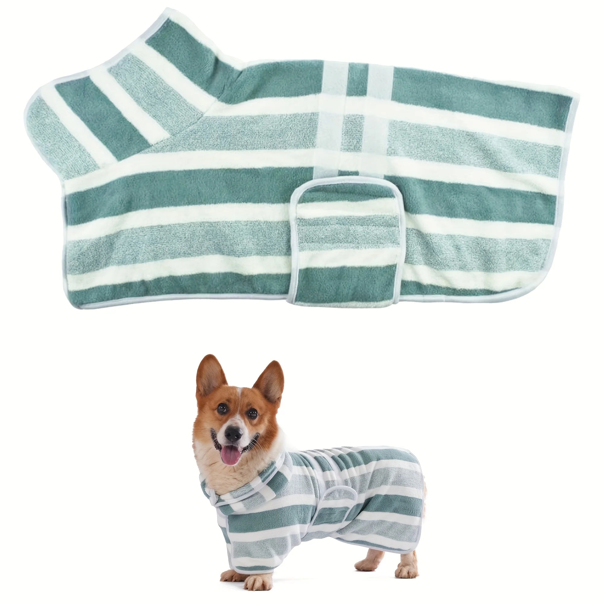 Dog Towel Pet Bathrobe, Fully Wrapped and Quick Drying, pet Quick Drying Towel, Soft and Skin Friendly, Comfortable