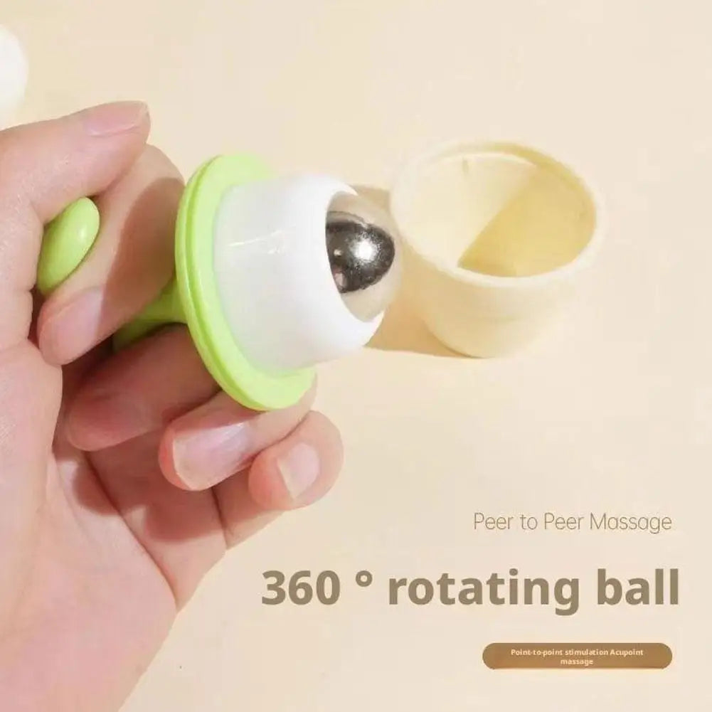 Cervical Lymphatic Ice Massager Cute Potted Plant Roller Ball Eye Soothing Magic Tool Handheld Relaxing Massager Ice Eye Massage