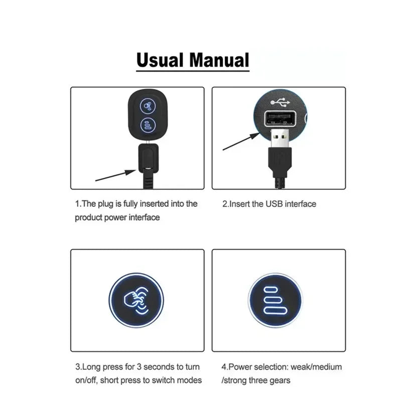 Car Neck Cushion Lumbar Support Electric Men Massage Neck Car Neck Pillow Outdoor Car Accessories Home Car Massage Seat