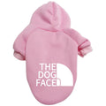 Pet Dog Hoodies Autumn and Winter Season Large Dog Clothes Dog Face Text Pattern French Bulldog Labrador Jacket Clothing