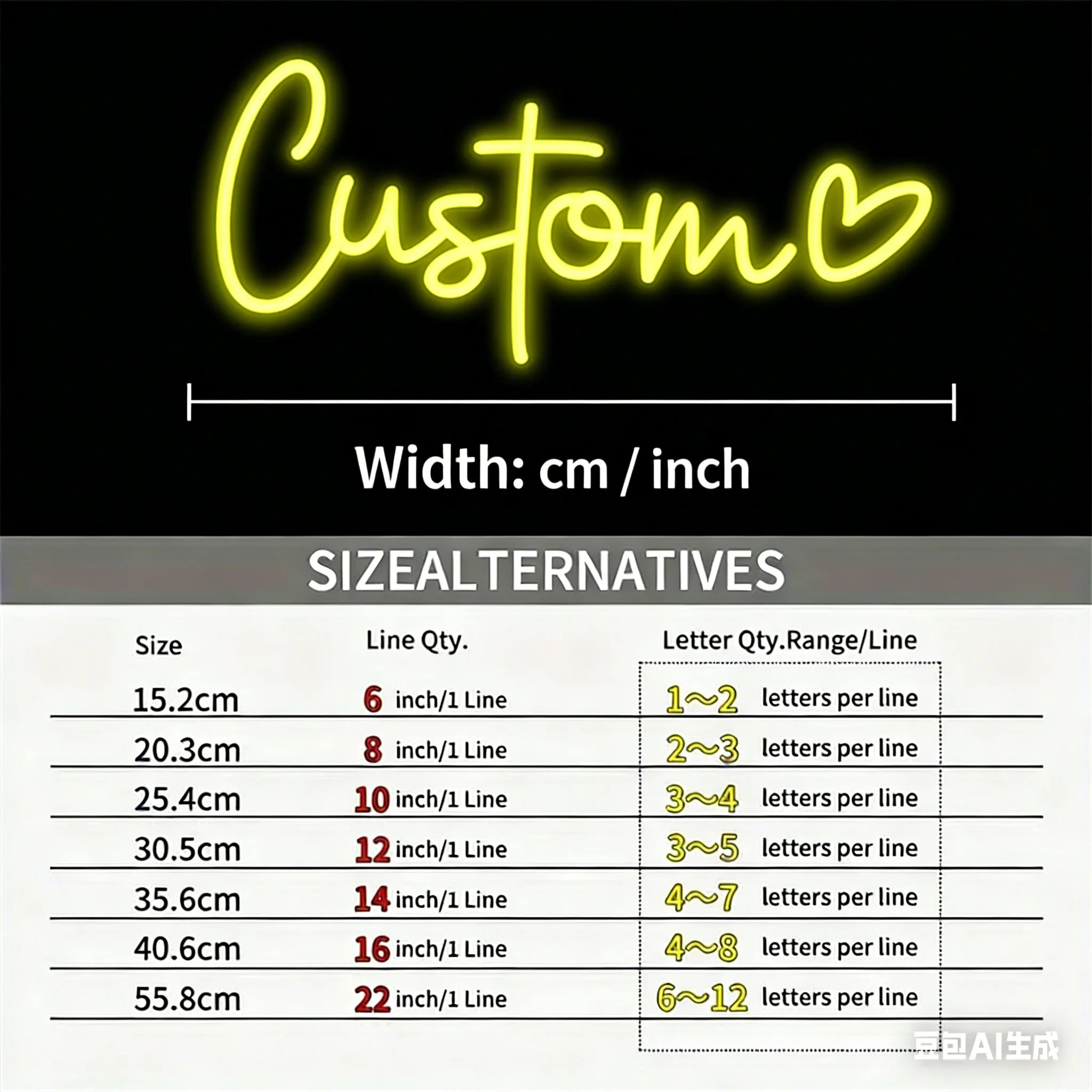 Personalised Name LED Sign Custom Neon Sign with Heart USB Powered Wall Bedroom Decorations for Wedding Parties Birthday Gift