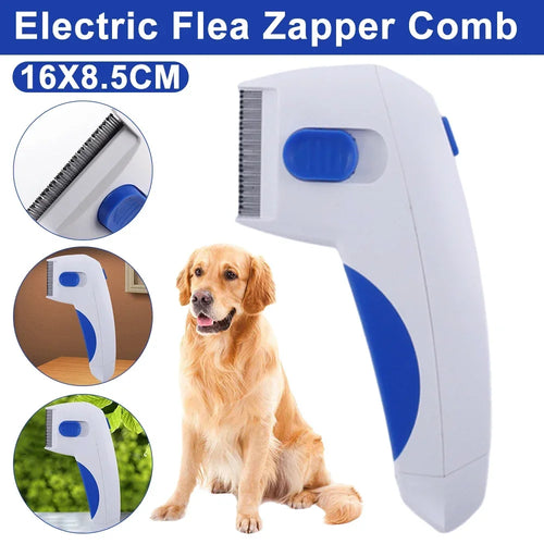!ElectricFlea Zapper Comb Anti Lice Comb Tools Practical Pet Puppy Dogs Cats Flea Lice Cleaner Comb Cleaning Brush Pets Supplies