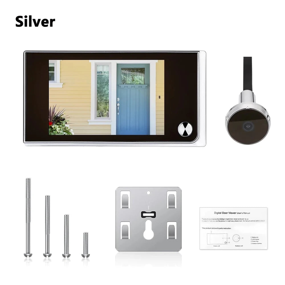 3.5-Inch Digital Door Peephole Camera with HD LCD Screen