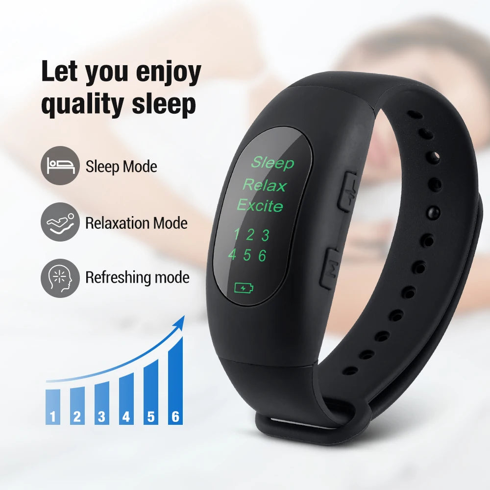 CES Sleeping Aid Microcurrent Stimulation Insomnia Electrotherapy Device Ear Clip Type Relieve Anxiety Depression Migraine