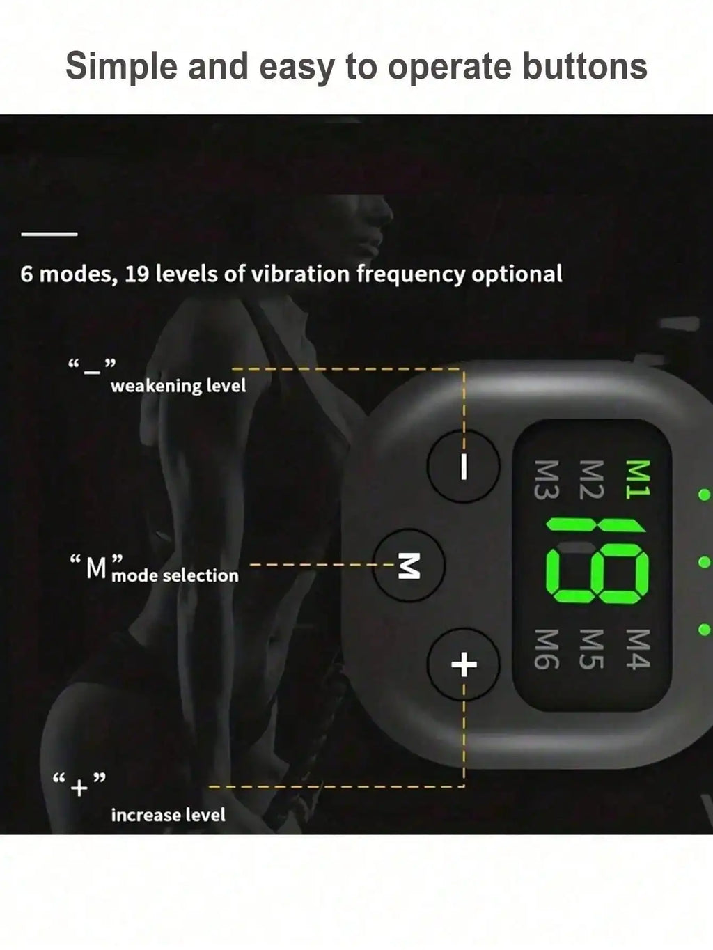 Waist massager, portable USB charging shaping device, electric arm, hip, leg training device, shaping belt, fitness massager
