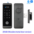 JDS6 TTLOCK APP Sliding Glass/Wood Fingerprint Lock Bluetooth Biometric Electronic Office Password 13.56Mhz RFID Keyless Unlock