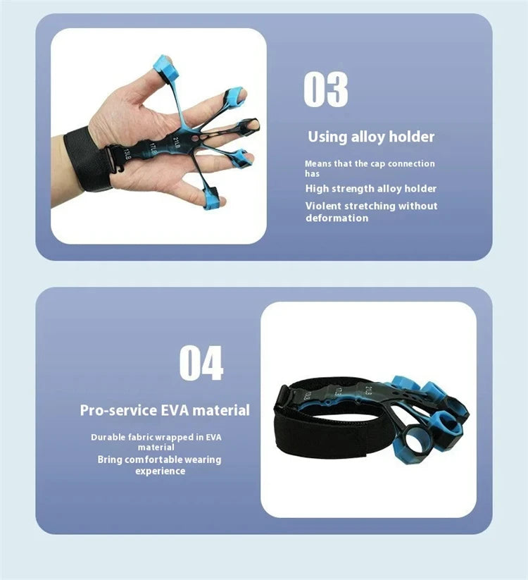 Five Finger Hand Grip Strength Trainer