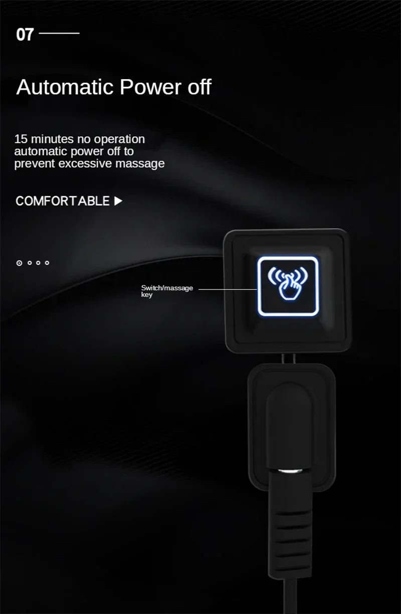 Car Neck Cushion Lumbar Support Electric Men Massage Neck Car Neck Pillow Outdoor Car Accessories Home Car Massage Seat