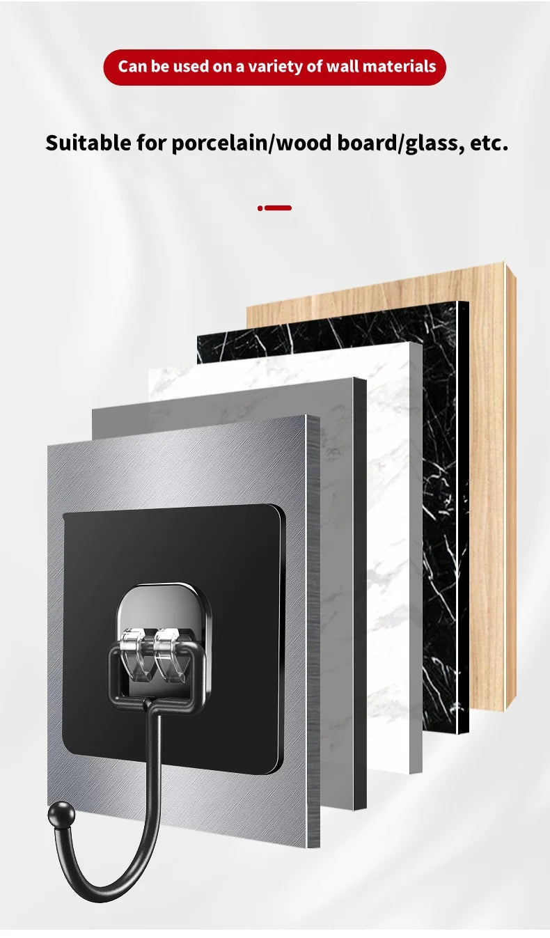 Heavy Duty Waterproof Adhesive Wall Hooks