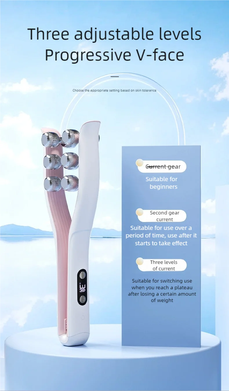 TINSOL Facial beauty device Facial Massager Y Facial Lift Massager Chin Lifter Home beauty device Micro Electric Roller