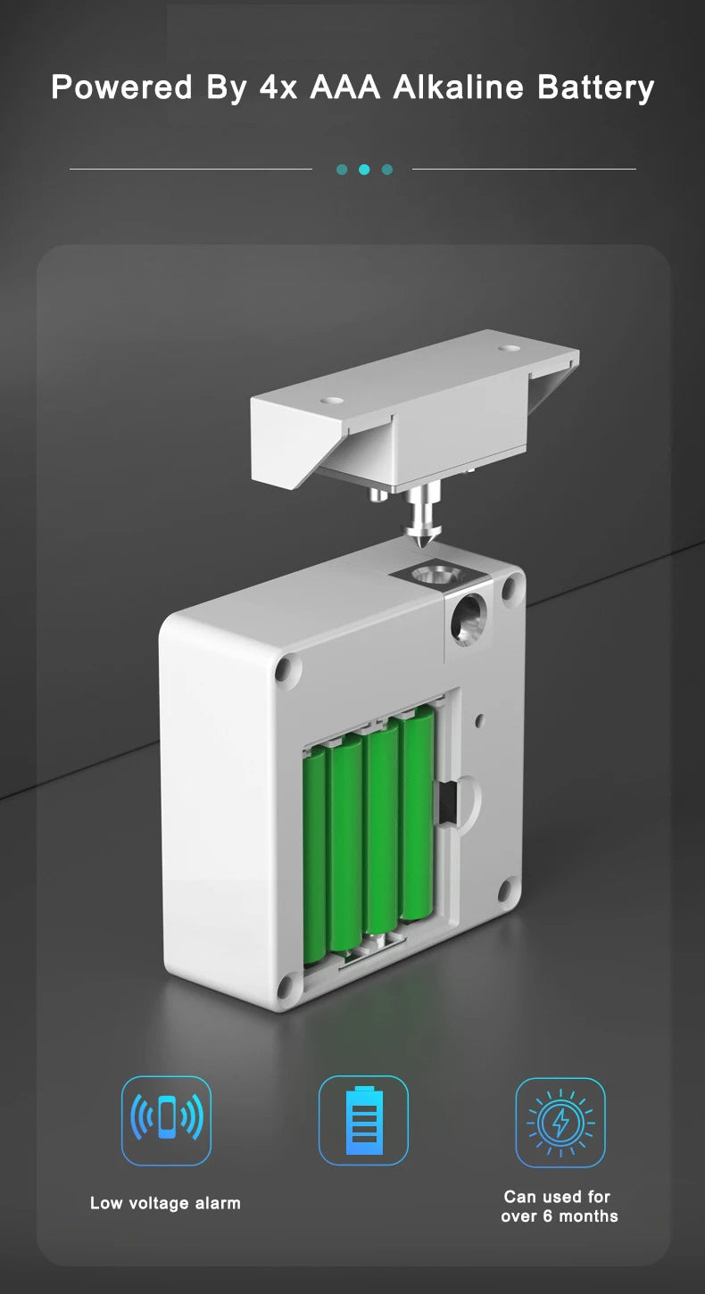 13.56MHz IC RFID Card NFC Sensing Electric Cabinet Drawer Lock Invisible Hidden Installation