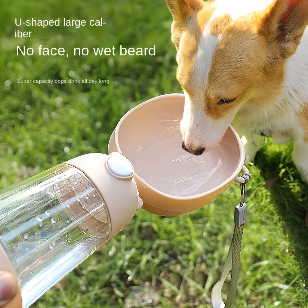 Portable Pet Water with Food Travel Cup