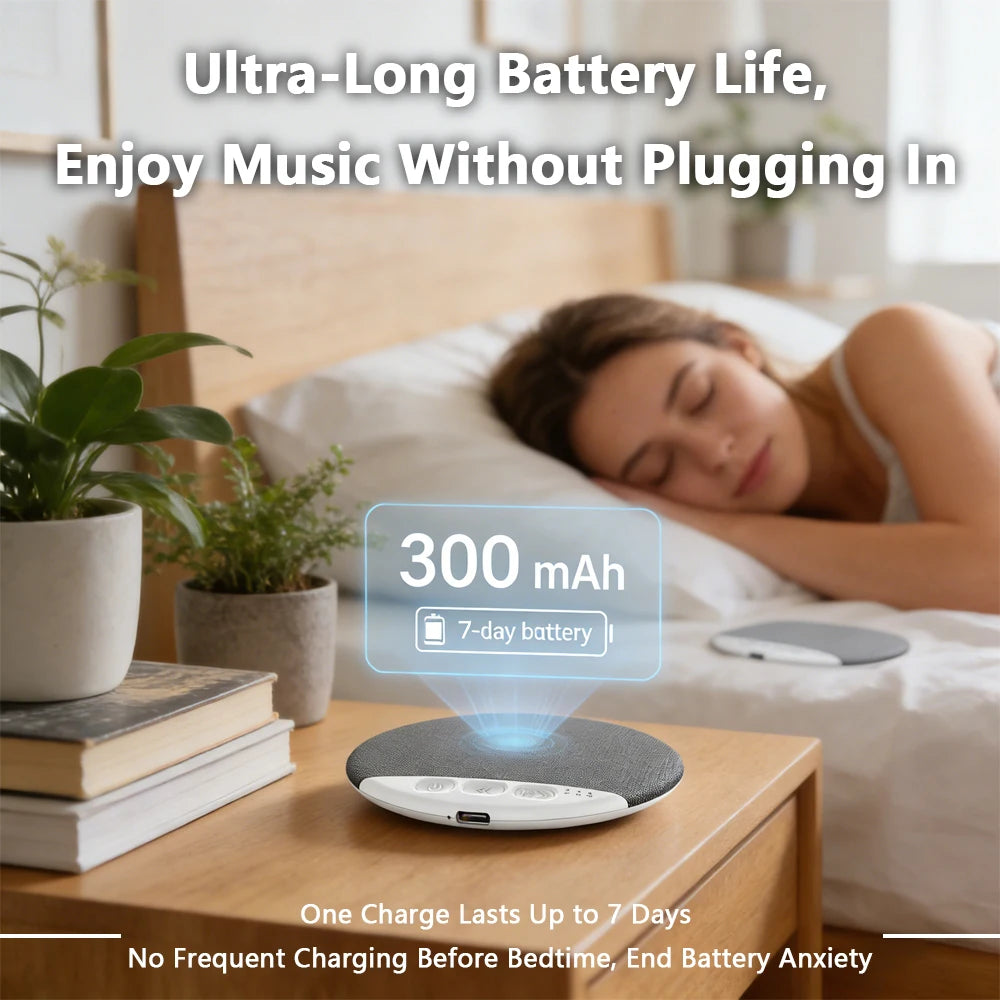 Mini Sleep Speaker Bluetooth Wireless Loudspeaker Under Pillow BT5.3 MP3 Music Headphones For Side Sleepers