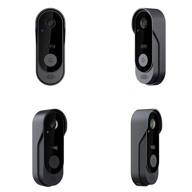 Tuya Smart Home Waterproof Door Bell Night Vision Monitors HD Video Camera 2.4G WIFI Ring Doorbell Wireless Intercom Voice