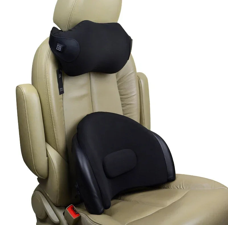 Car Neck Cushion Lumbar Support Electric Men Massage Neck Car Neck Pillow Outdoor Car Accessories Home Car Massage Seat