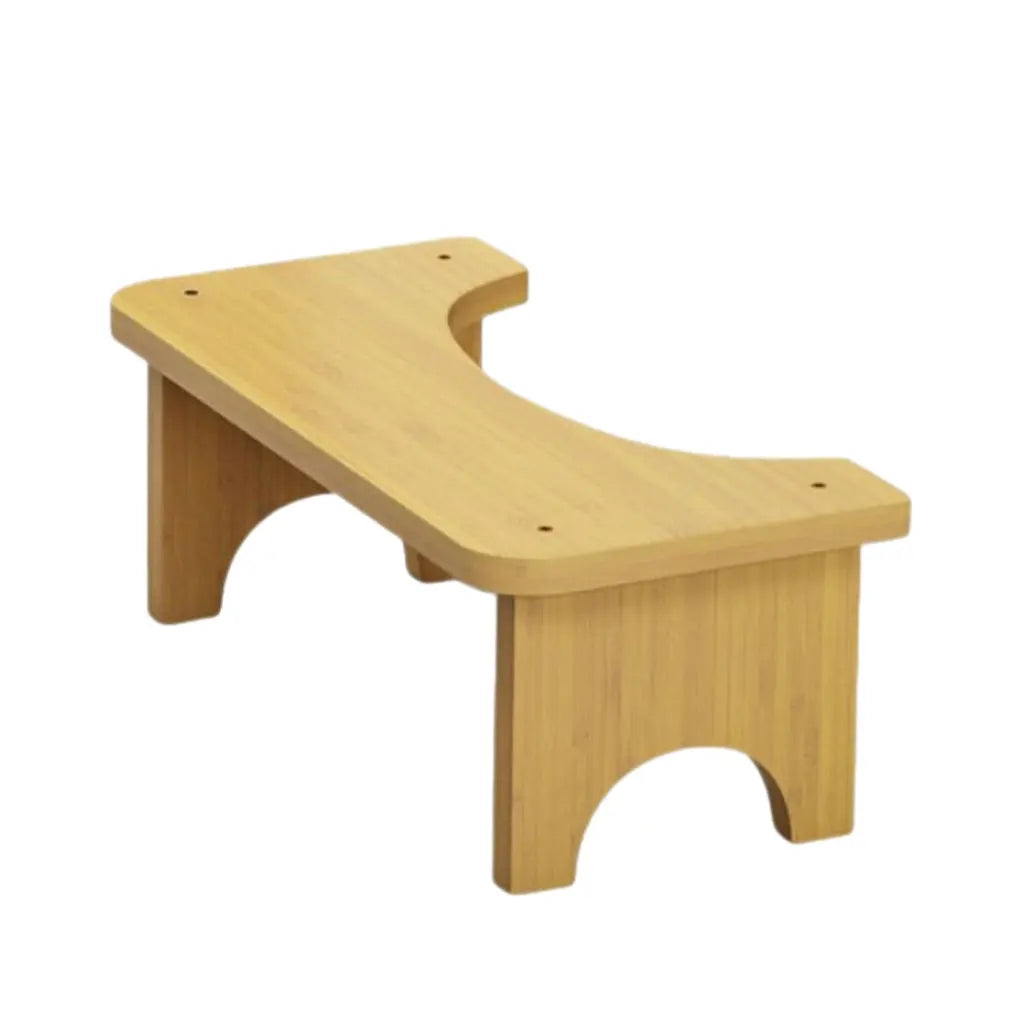 Bamboo Toilet Stool Toilet Brush Non-Slip Potty Seat Children Pregnant Foot Restroom Older Squat Bench Home Travel Kid Poop Seat