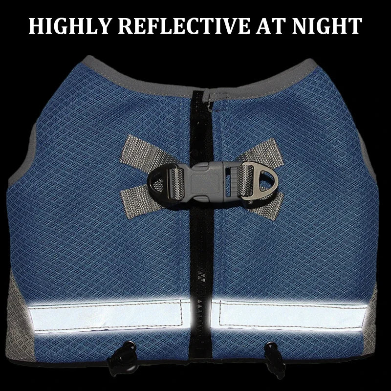 Dog Cooling Vest Dog Harness for Small Medium Largre Dog Adjustable Reflective Vest Summer Ice Quick Release Hot Pet Cool Jacket