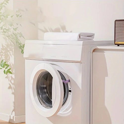 1pc laundry door safety lock - ventilated and anti mold, washing machine and bathtub protection clip, 0.79X3.94 inches