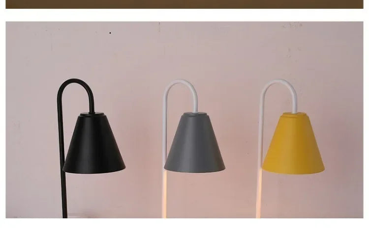 Candle Warmer Lamp with Timer Dimmable Light Scented Wax Melter Simple Table Lamp for Bedroom Home Office Decor