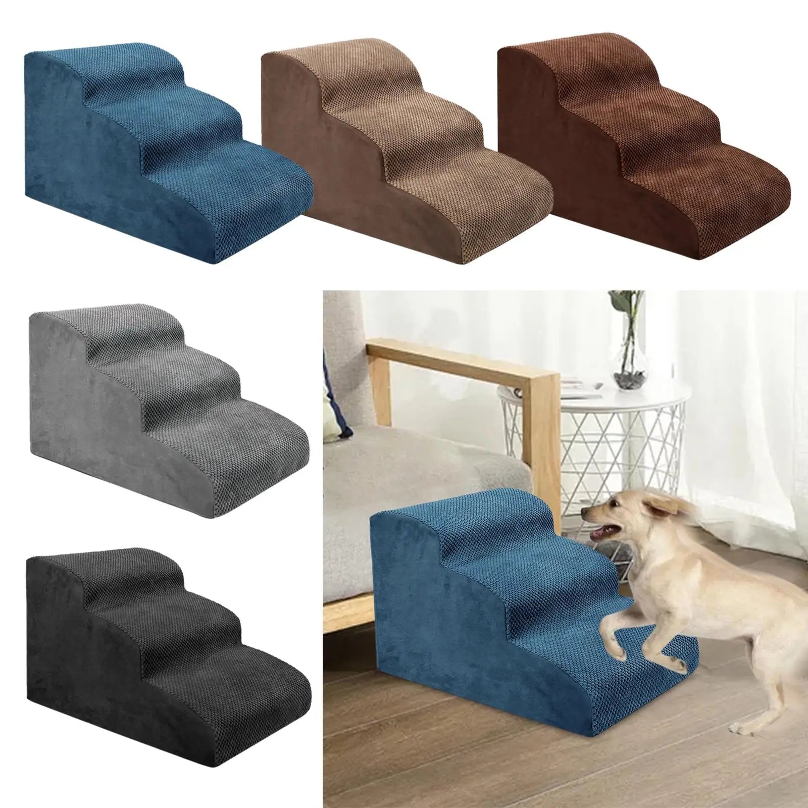 Pet Ladder Climbing Non Slip Rabbit Puppy Bunny Platform Pet Supplies Dog Stairs