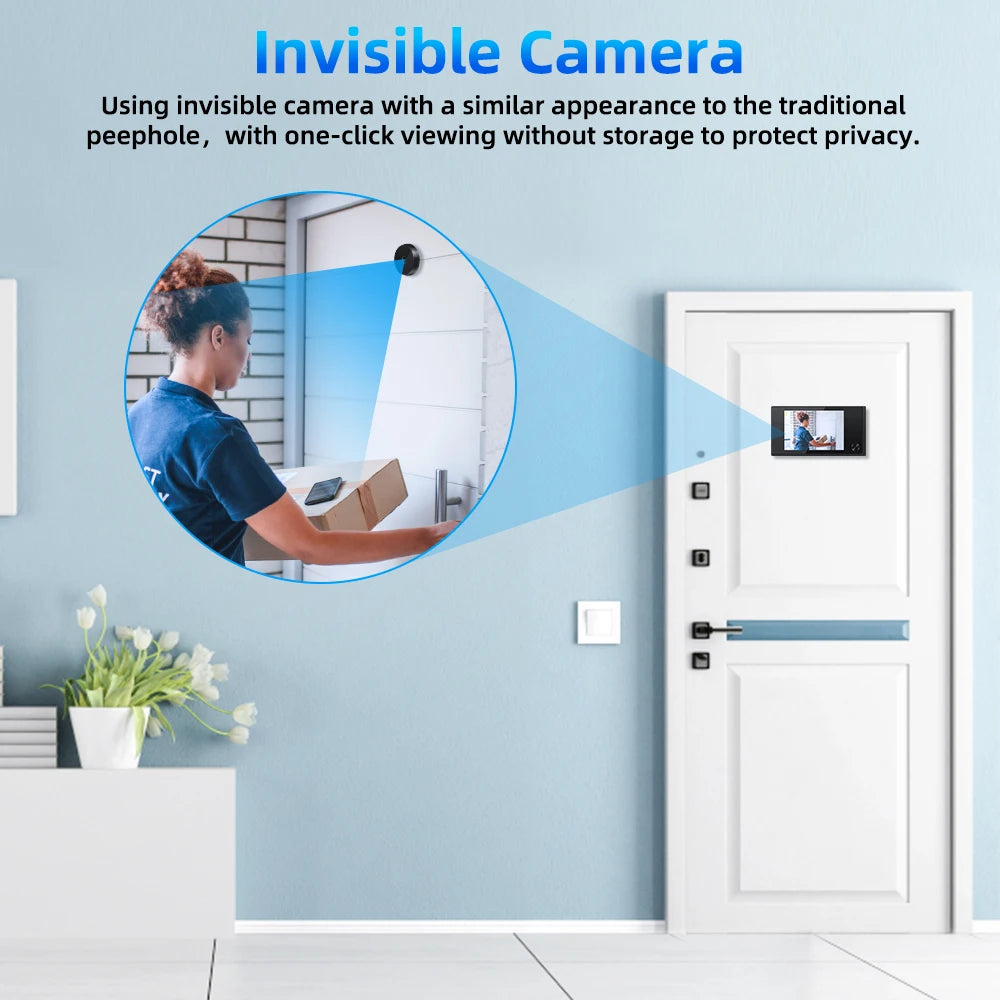 3.5-Inch Digital Door Peephole Camera with HD LCD Screen
