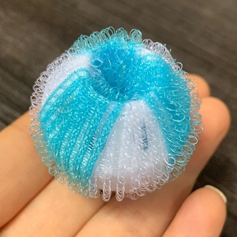 Two Tone Nylon Laundry Ball Drum Hair Removal Anti Entanglement Washing Machine Hair Sticking Cleaning Clothes Medium-sized Ball