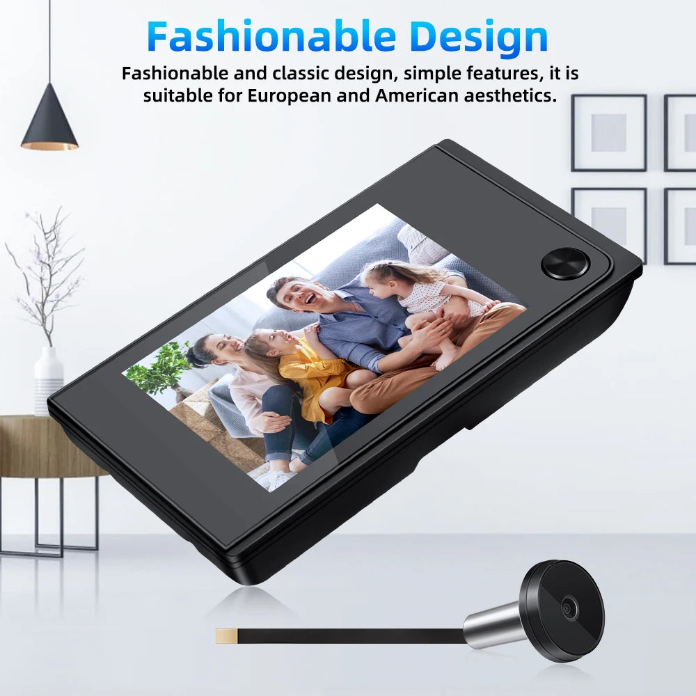 3.5-Inch Digital Door Peephole Camera with HD LCD Screen