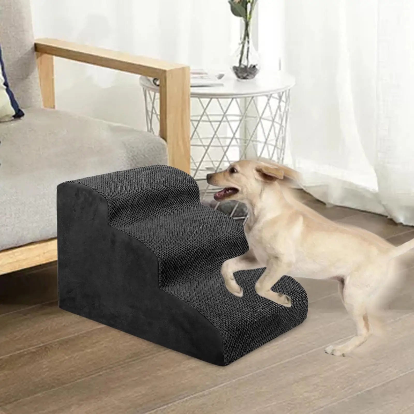 Pet Ladder Climbing Non Slip Rabbit Puppy Bunny Platform Pet Supplies Dog Stairs