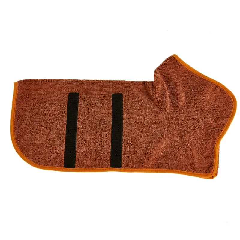Dog Bathrobe Absorbent Pet Quick Drying Dog Bath Towel for Large Small Dogs Clean Absorbent Bathrobe Cat Pet Products