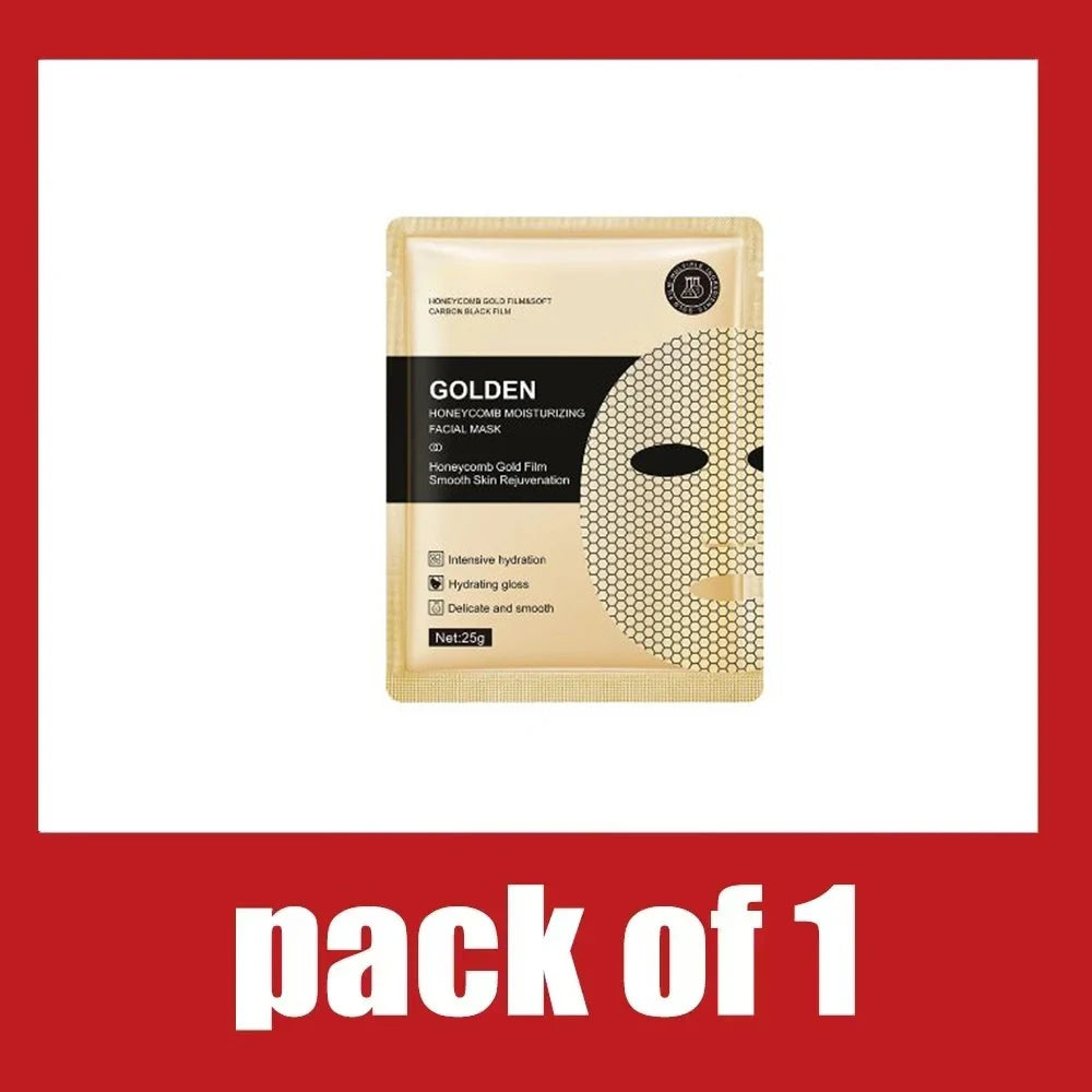 24K Gold Moisturizing Facial Masks skincare Firming Nourishing Smooth Skin Rejuvenation Face Mask Sheets Mask
