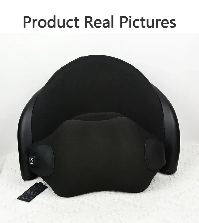 Car Neck Cushion Lumbar Support Electric Men Massage Neck Car Neck Pillow Outdoor Car Accessories Home Car Massage Seat