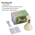 USB Rechargeable Abdominal Massager for Hot Compress and Adjustable Guasha Cupping Intensity Arm and Leg Massage Handheld