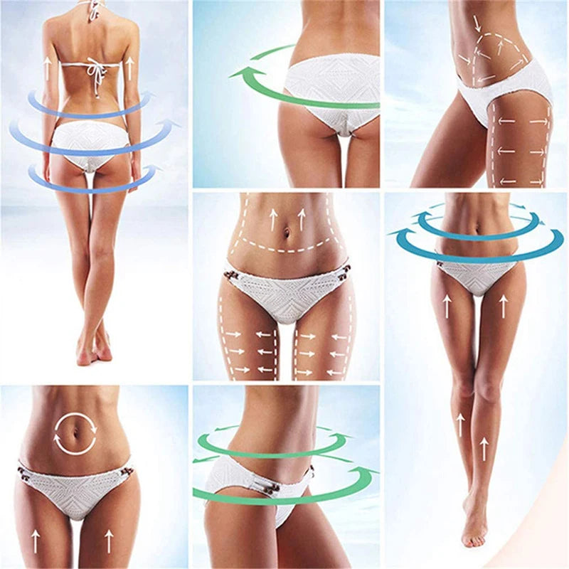 Massage Roller Lose Weight Machine Abdominal Exercise Handle-held Infrared 3D Electric Massager Full Body Relax Slimming Tool