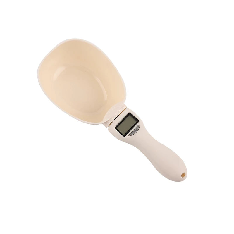 Pet Food Measuring Scoop Electronic Dog Cat Food Measuring Cup Digital Spoon Scale Kitchen Food Scale Pet Cat Dog Accessories
