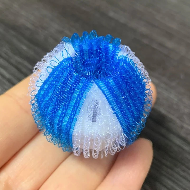 Two Tone Nylon Laundry Ball Drum Hair Removal Anti Entanglement Washing Machine Hair Sticking Cleaning Clothes Medium-sized Ball