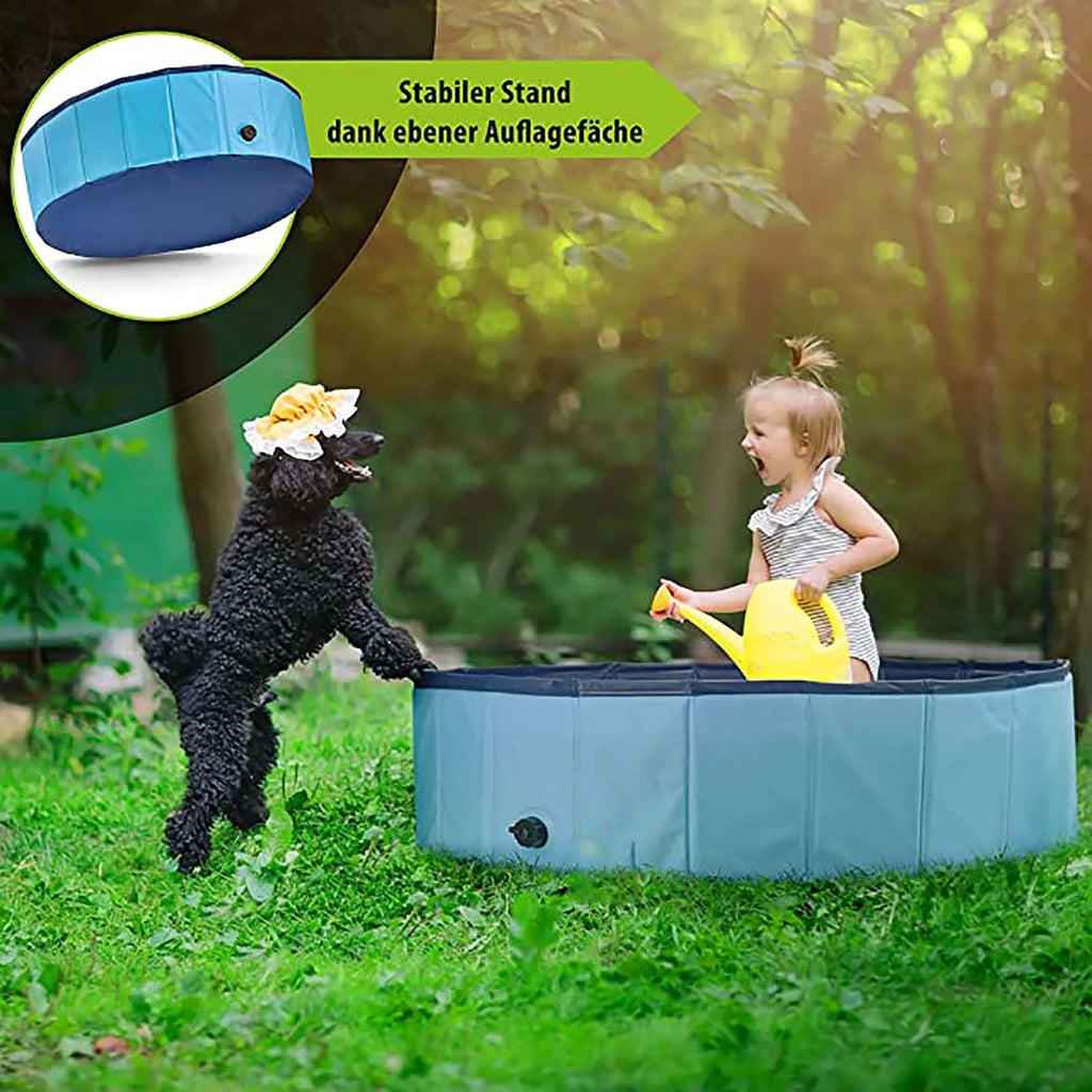Removable and foldable Pet Bath Tub Large/Small Dog Mobile Folding Pool Swimming Pool Anti-slip Cat Sand Pool Cleaning Supplies
