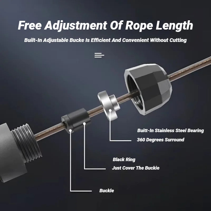 Adjustable Steel Wire Jump Rope
