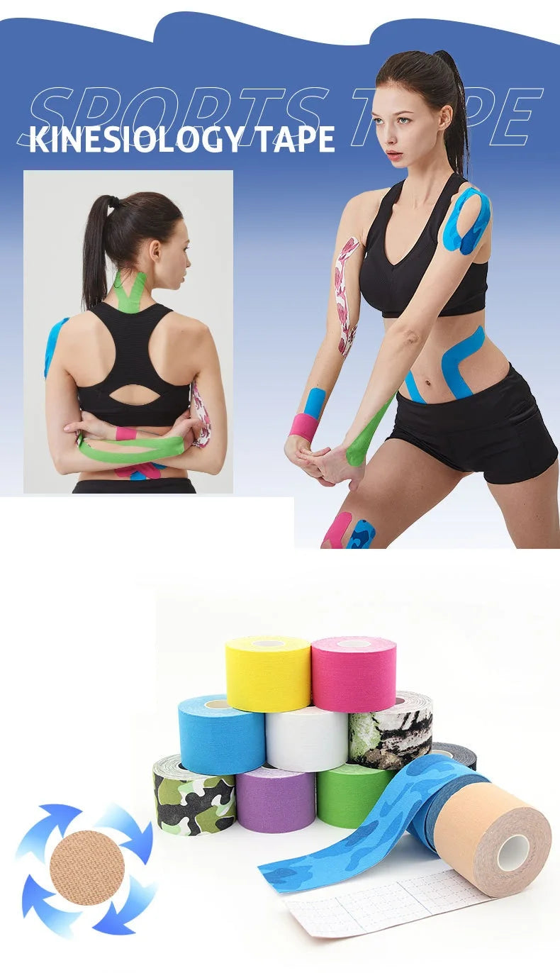 Elastic Kinesiology Sports Tape
