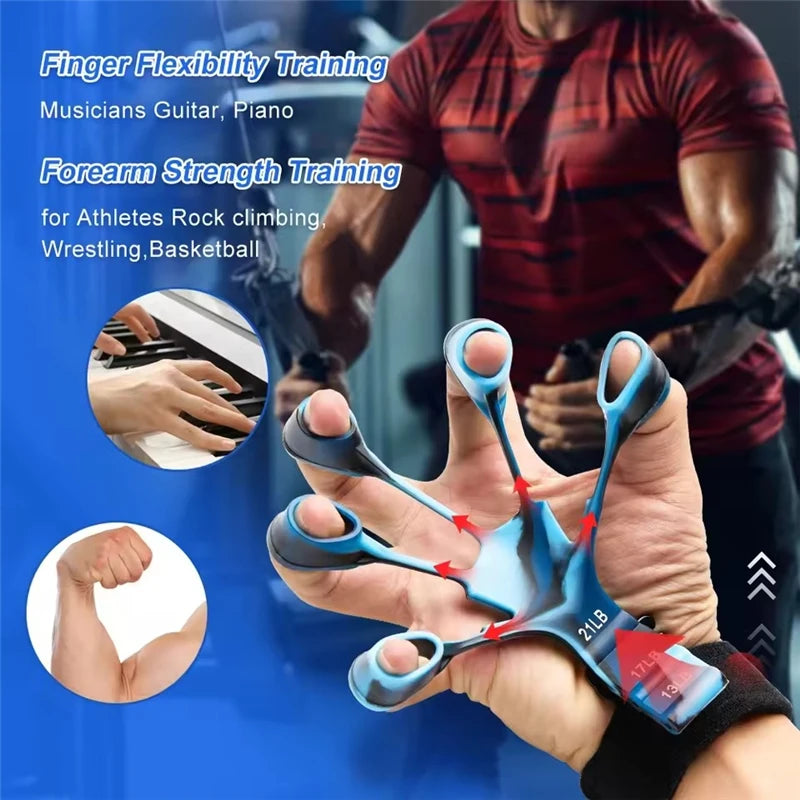 Five Finger Hand Grip Strength Trainer