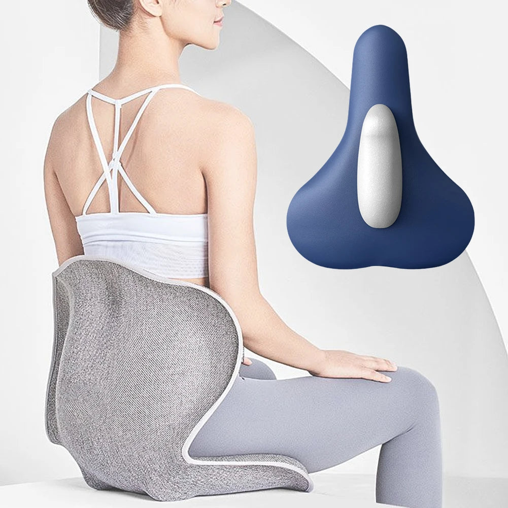 Electric Pelvic Floor Muscle Trainer Ergonomic Sit-On-Top Pelvic Trainer Portable Pelvic Floor Muscle Exerciser for Men Women