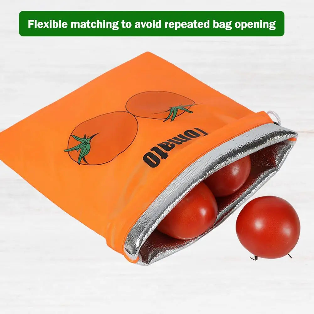 Fruit Storage Bag Reusable For Lettuce Banana Vegetable Fruit Fresh Bun Organizer Storage Shopping Storage Bag