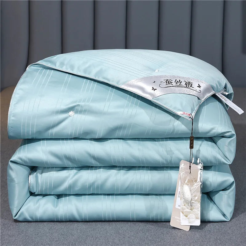 All cotton handmade 100% silk quilt, spring and autumn quilts, air conditioning quilts, summer quilts, core quilts