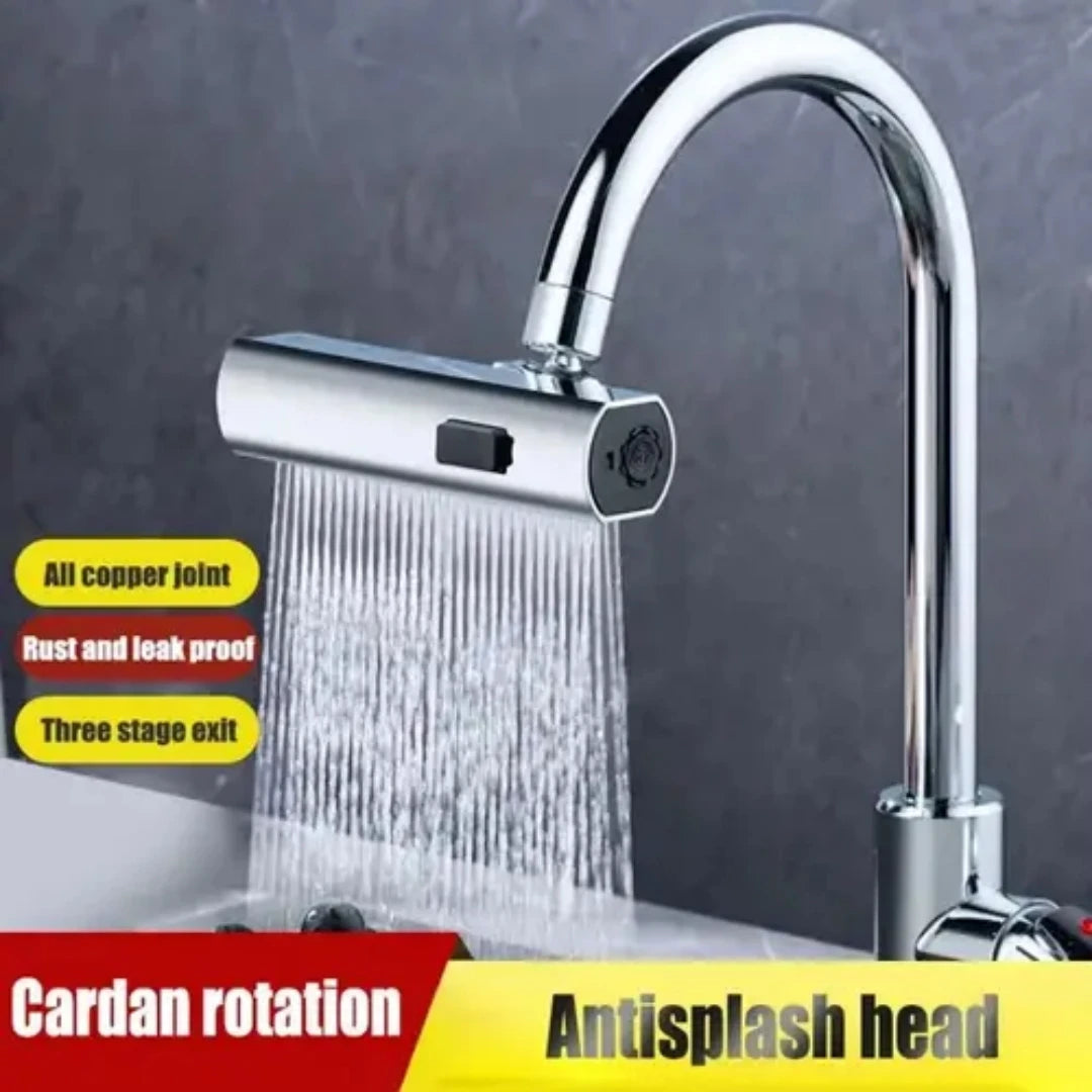 1pc Multifunctional Faucet, Adapter Faucet, Bathroom Washbasin Faucet, Sink Faucet Replacement Accessories, Home Essential