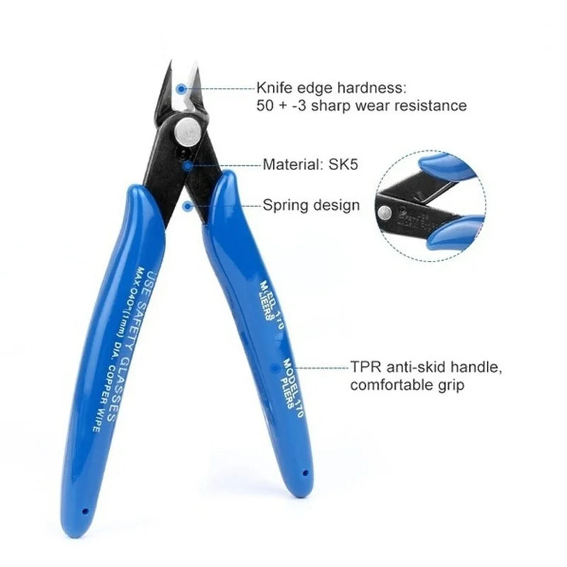 High-Carbon Steel Diagonal Wire Cutting Pliers