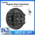 Neewer Magnetic Phone Tripod Mount with Action Camera Adapter For MagSafe iPhone 16 15 14 13 12 Quick Release Adapter Mount