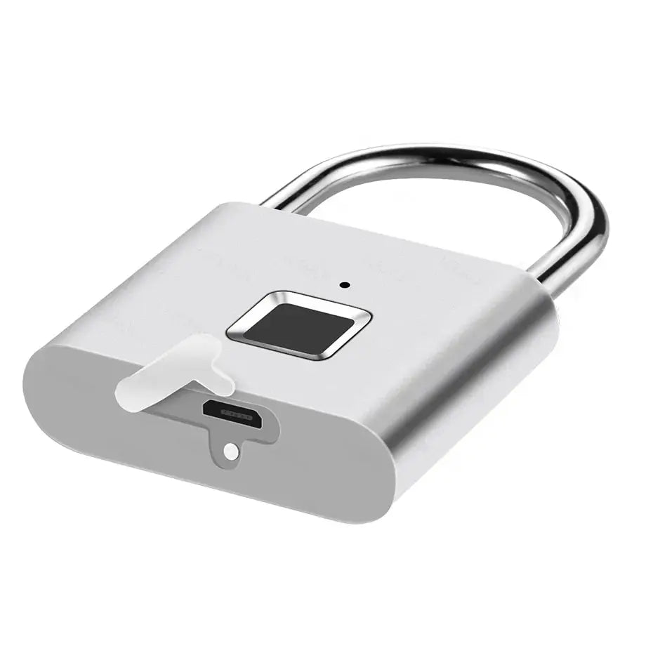 KERUI Keyless USB Charging Fingerprint Smart Lock Waterproof Unlock Portable Lock Anti-theft Security Door Lock Padlock Electric