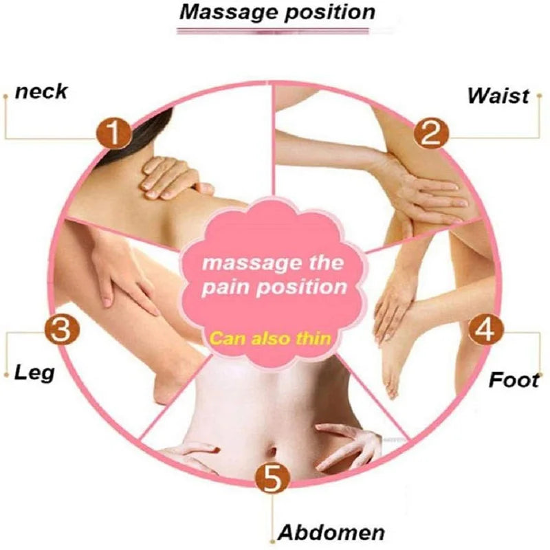 Massage Roller Lose Weight Machine Abdominal Exercise Handle-held Infrared 3D Electric Massager Full Body Relax Slimming Tool