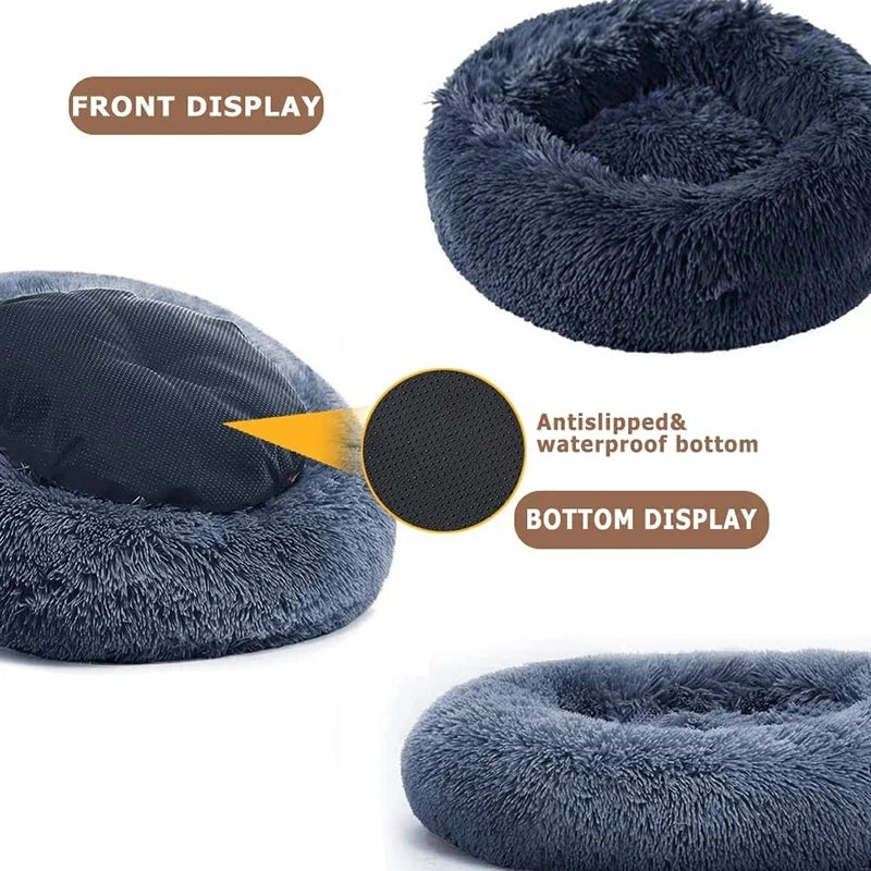 Round Plush Pet Bed